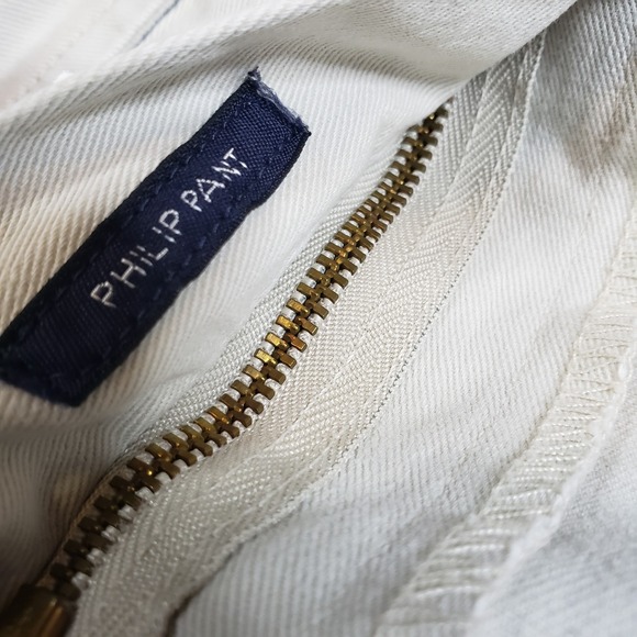 Vintage Polo Ralph Lauren Philip Pants Men 42x32 Lt Khaki Pleated Preppy 90s Y2K - Picture 5 of 12